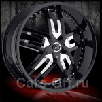 Литые диски VCT Wheel Lombardi black/white insert