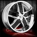 Литые диски VCT Wheel Lombardi white/black solid insert