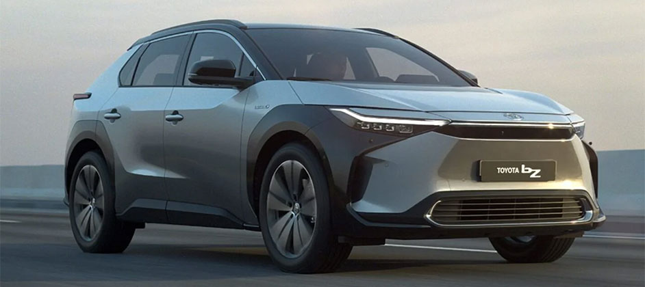 В России начал продаваться электрический кроссовер Toyota bZ4X