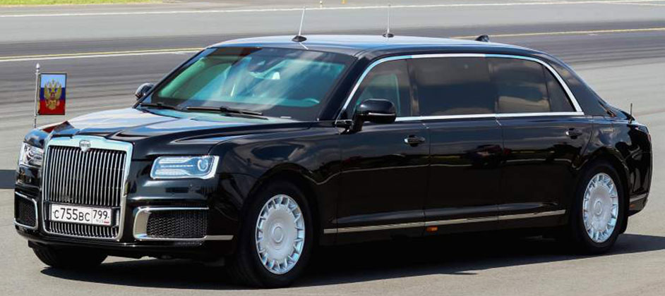 В Японии лимузин президента России Aurus Senat сравнили с Rolls-Royce