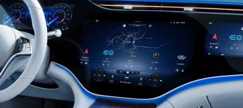 Mercedes представил интерьер нового электрокара EQS 2022