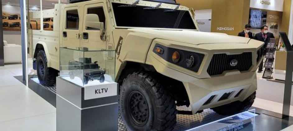 Kia представила военный автомобиль на выставке IDEX 2021 в ОАЭ