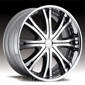 Литые колесные диски Lowenhart LT-8 black/white