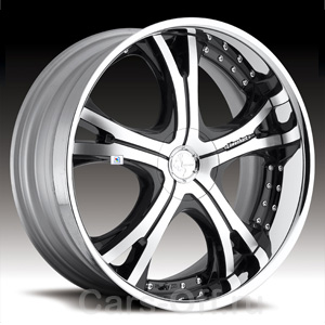 Литые колесные диски Lowenhart LT-5 black/white