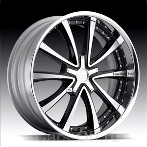 Литые колесные диски Lowenhart LS-5 black/white