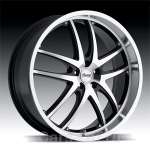 Литые диски Advanti A3 Maui (Gloss Black w/mirror machined face)