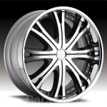 Литые диски Lowenhart LT-8 black/white