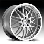 Литые диски Advanti A4 Kudos (Bright Silver w/mirror machined lip)