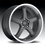 Литые диски Advanti A2 Traktion (Matte Charcoal w/machined lip)