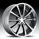 Литые диски Lowenhart LS-5 black/white