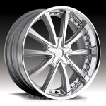 Литые диски Lowenhart LS-5 Mate silver/white