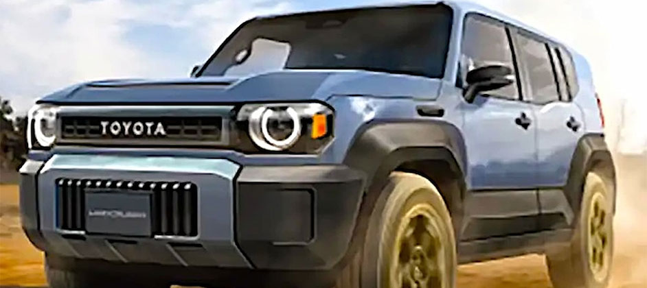 Самый дешевый Toyota Land Cruiser показали в естественной среде обитания