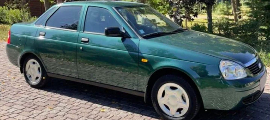 Седан Lada Priora прошел 1 млн километров. Автомобиль сняли на фото