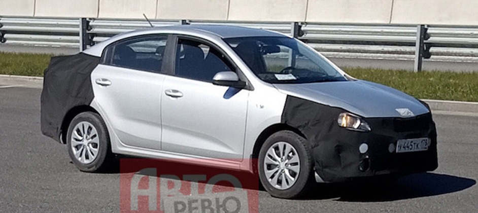 Обновленный Kia Rio для России показали на первых фото