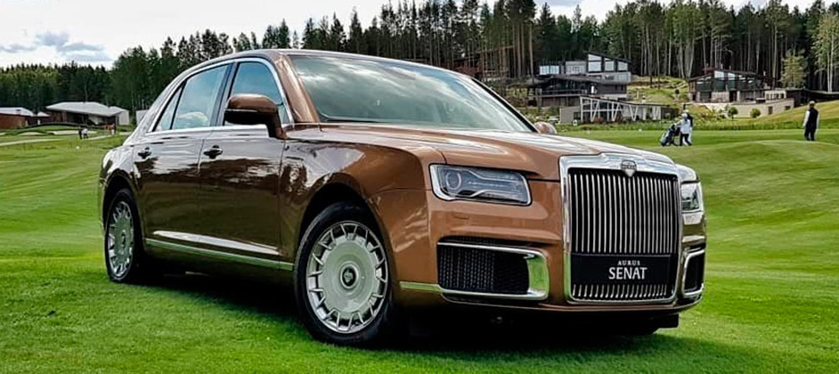 Российский седан премиум класса Aurus Senat получит версию катафалк