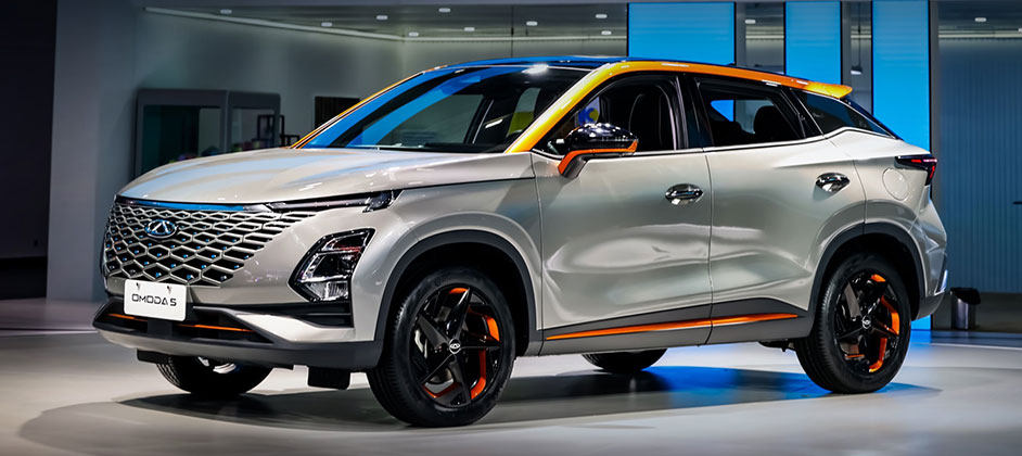 Компания Chery начнет продажи в России нового кроссовера OMODA 5 в 2022 году