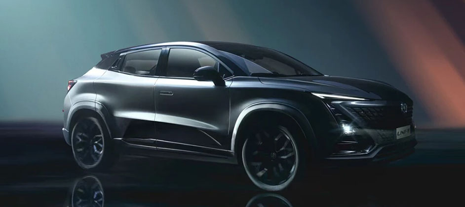 Спортивный и динамичный Changan UNI-T 2.0T 2022 выходит на рынок: названа дата начала предпродаж кросса