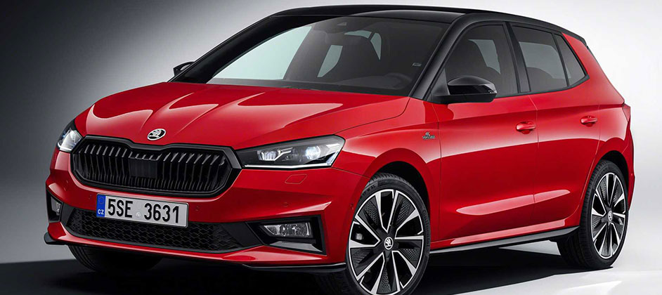 Компания Skoda представила в Европе новый хэтчбек Skoda Fabia Monte Carlo