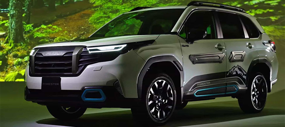 Японский Subaru Forester нового поколения отличился самурайскими доспехами