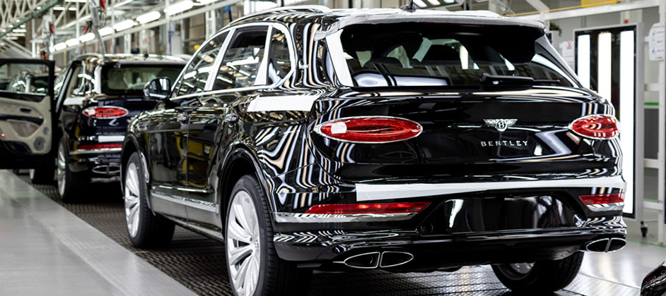 Началось производство нового кроссовера Bentley Bentayga