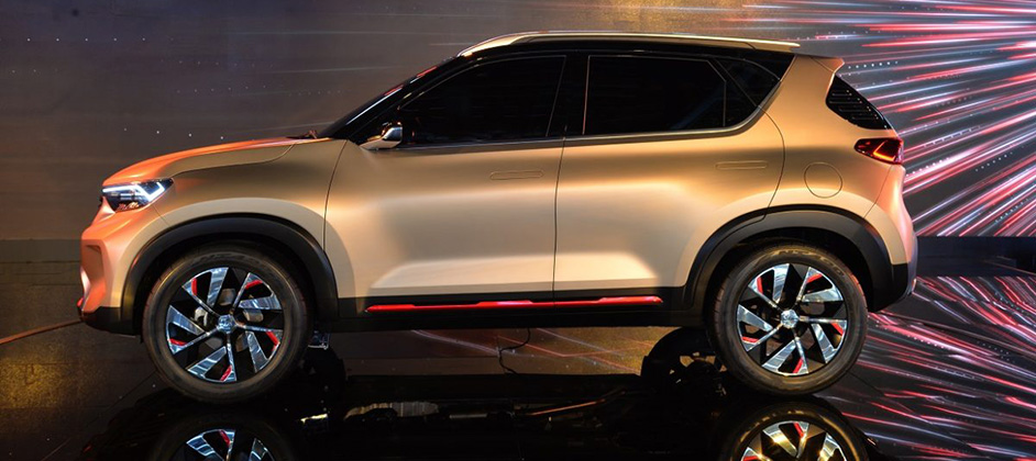 Kia показала первое изображение кроссовера Sonet