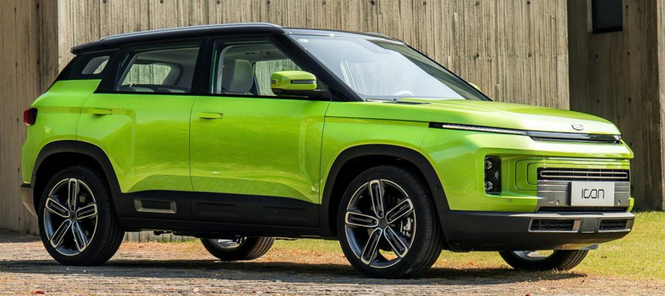 Geely начала продажи необычного кроссовера Geely Icon