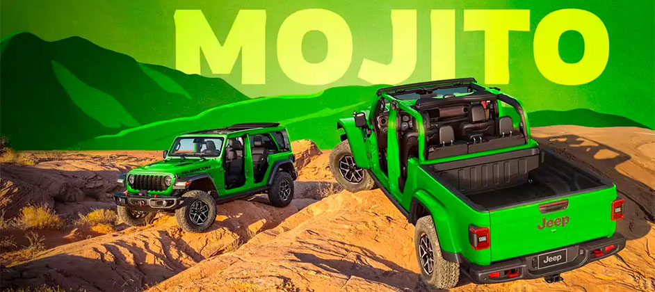 Кислотный коктейль: Jeep Gladiator получил цвет, от которого болят глаза