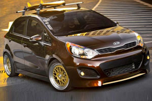 Стильный Kia Rio Retro Surf на SEMA 2011