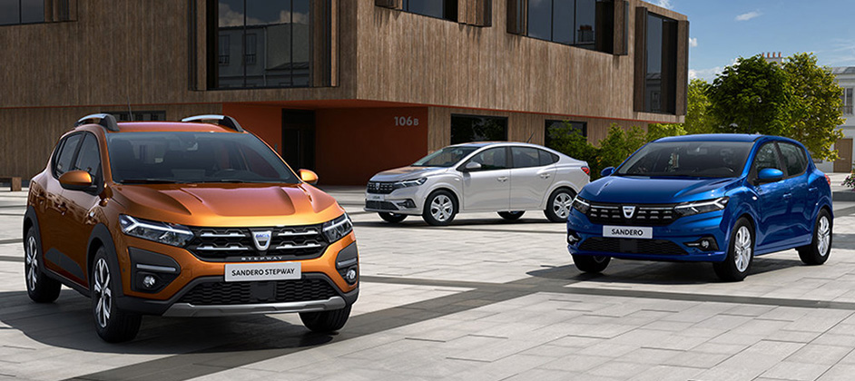 Dacia показала на тизерах Sandero, Sandero Stepway и Logan 2021 года