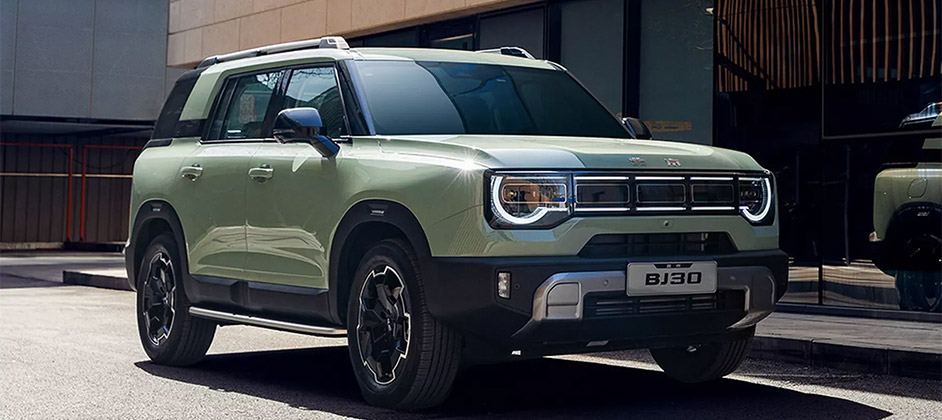 Представлен бюджетный кроссовер BAIC BJ30 с запасом хода 1000 км
