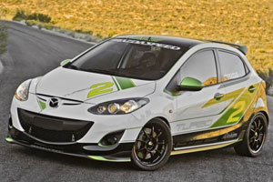 Турбированная Mazda2 Concept на SEMA 2011
