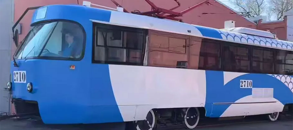 В Волгограде глубоко модернизирован трамвай Tatra родом из 1960-х