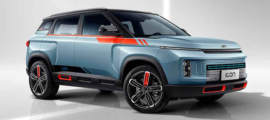 Geely представила обновленную версию кроссовера Icon