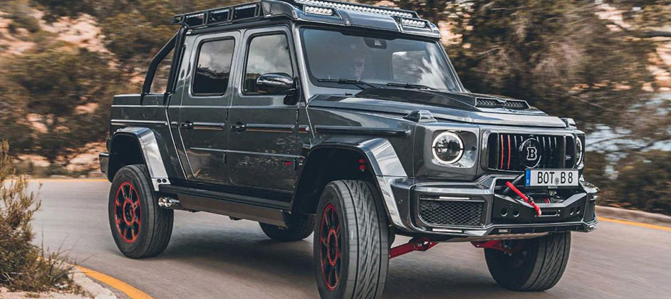Ателье Brabus представляет пикап AMG G63 мощностью почти 900 лошадиных сил