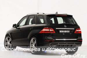 Тюнинг нового Mercedes ML 2012 от ателье Brabus