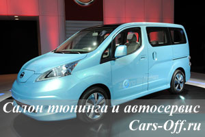 Nissan привез в Детройт электрокар e-NV200